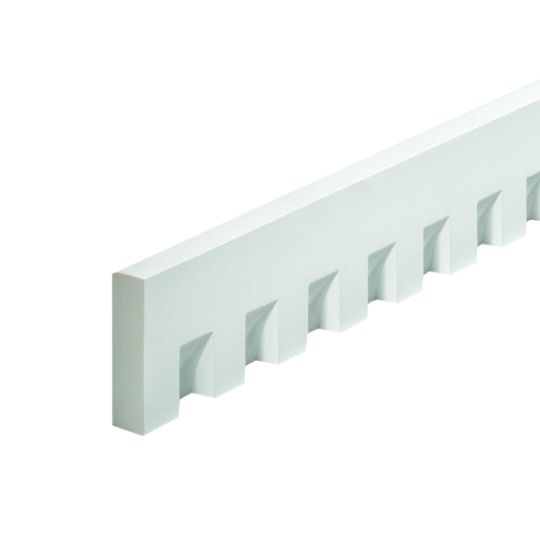 Fypon Molded Millwork 1-5/8" x 7" x 12' Dentil Molding