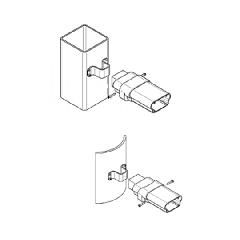 Certainteed - Evernew Kingston Column Rail Bracket Kit