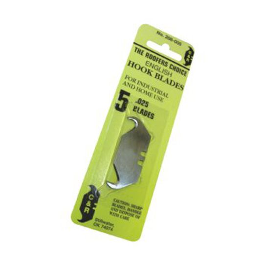 C&R Manufacturing Retail Carded Hook Blades - Pack of 5