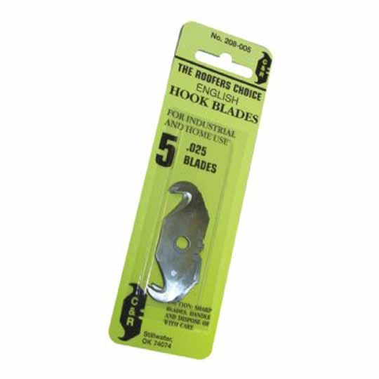 C&R Manufacturing Retail Card Extra Deep Hook Blades - Pack of 5