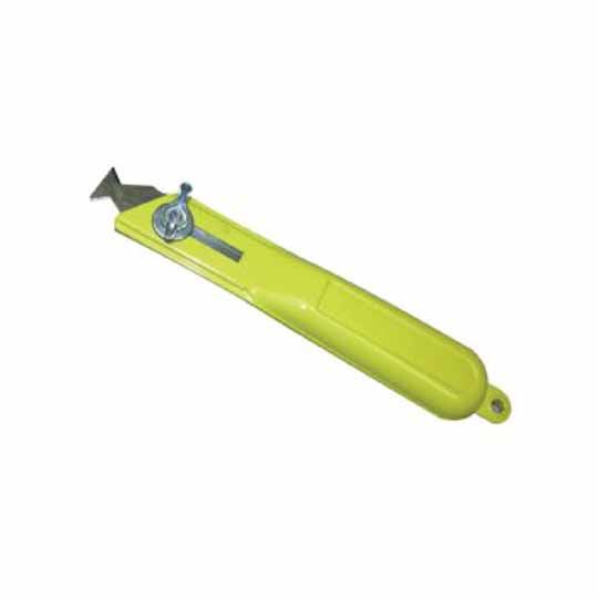 C&R Manufacturing Roofer's Knife with 3 Blades Yellow