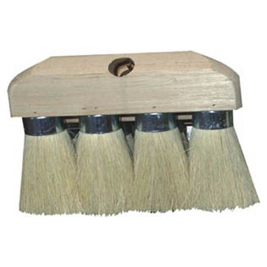 C&R Manufacturing 4 Knot Brush in 8-1/4" Wood Block