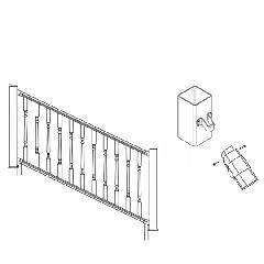 Certainteed - Evernew Kingston Stair Kit Square Baluster 36X6'