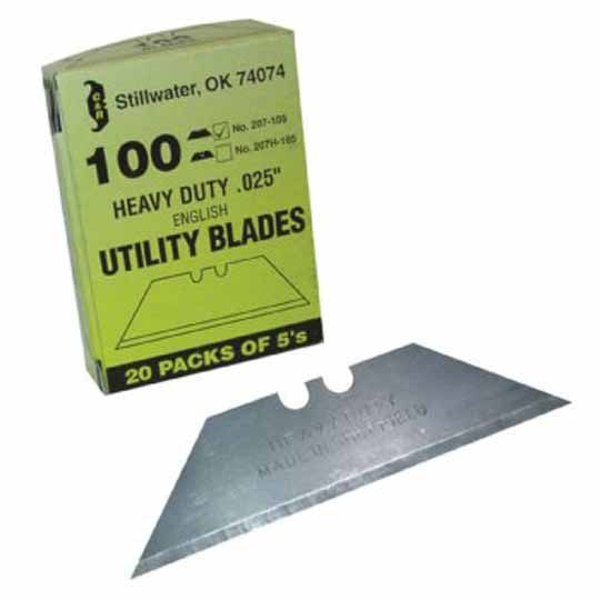 C&R Manufacturing Utility Blades - Pack of 100