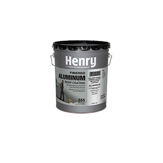 Henry Company 555 Fibered Aluminum Roof Coating - 5 Gallon Pail