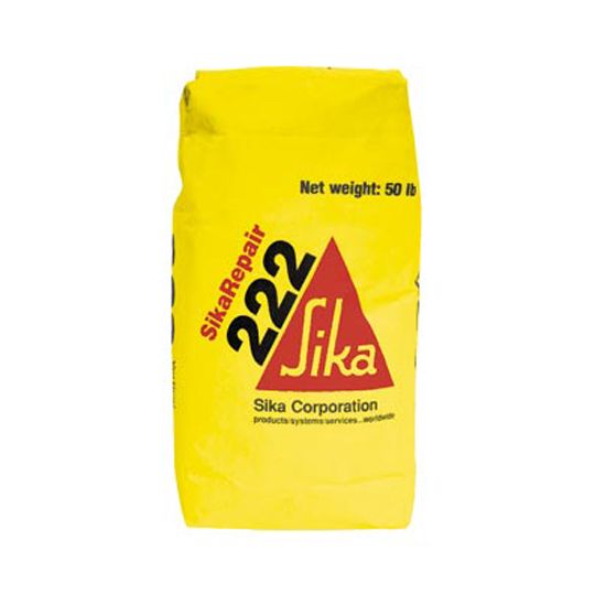 Sika SikaRepair&reg; 222 Horizontal Patching & Repair Mortar - 50 Lb. Multi-Wall Bag Concrete Grey