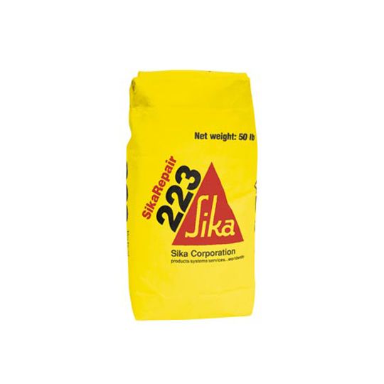 Sika SikaRepair&reg; 223 Vertical Patching & Repair Mortar - 50 Lb. Multi-Wall Bag Concrete Grey