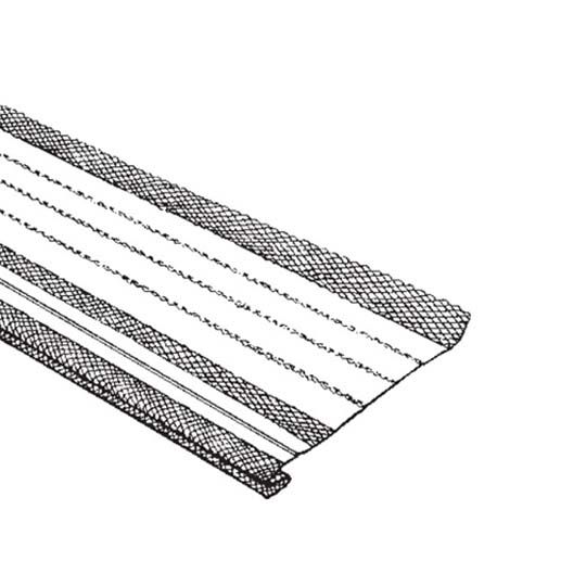 Berger Building Products 6" x 3' Powder Coated Steel Weatherwood Gutter Shingle