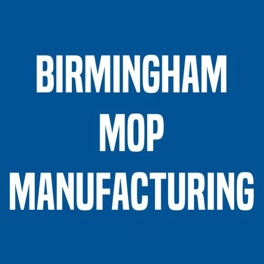 Birmingham Mop Manufacturing Pin Mop 1.5# 24 Oz. Blue