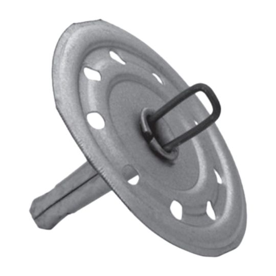 Johns Manville 1.4" UltraLok&trade; Pre-Assembled Locking Impact Fasteners & Plates Carton of 500 Grey