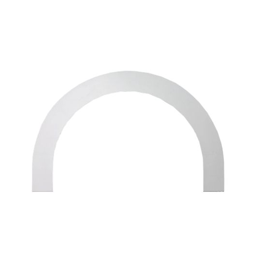 Fypon Molded Millwork 60" 4F Half-Round Arch Trim Flat