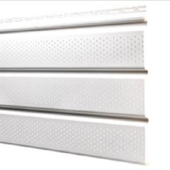 Mitten Building Products Triple 4" Perforated Vent Vinyl Soffit - Brushed