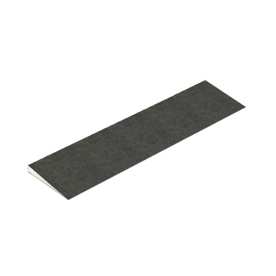 Mid-States Asphalt 1/2" x 6" x 48" Wood Fiber Tapered Edge Strip