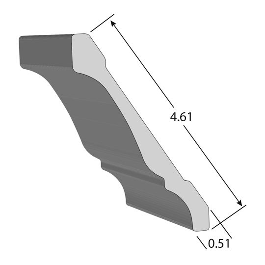 Kleer 4-5/8" Crown Moulding