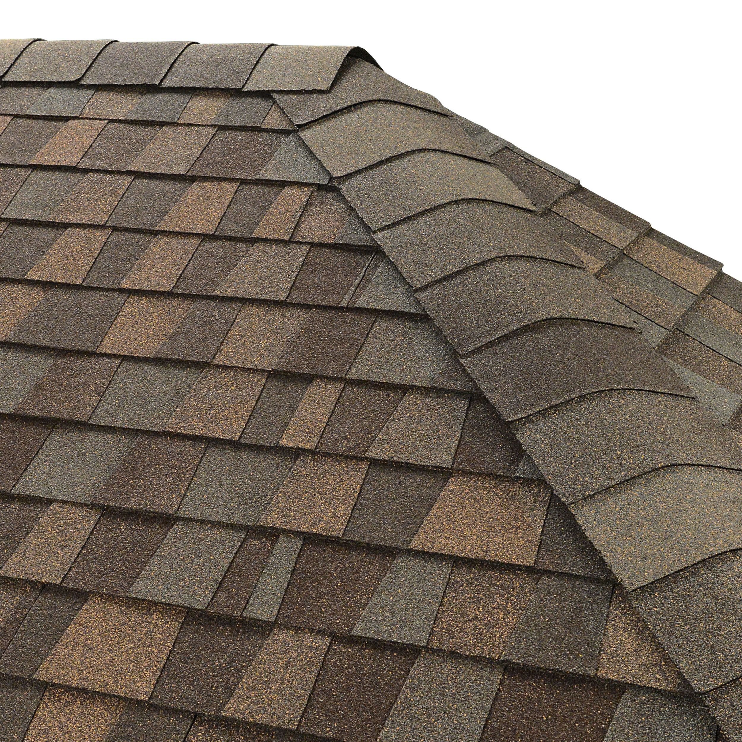 GAF 12" Seal-A-Ridge&reg; Ridge Cap Shingles 25 Lin. Ft. Bundle Mission Brown