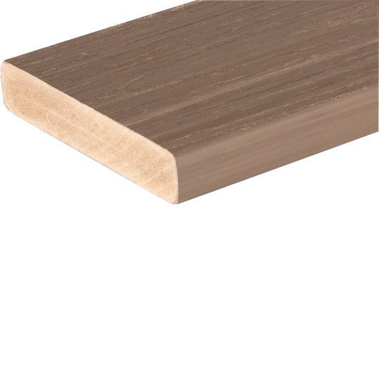 Azek 1" x 6" x 12' Harvest Collection Square Edge Deck Board Brazilian Walnut