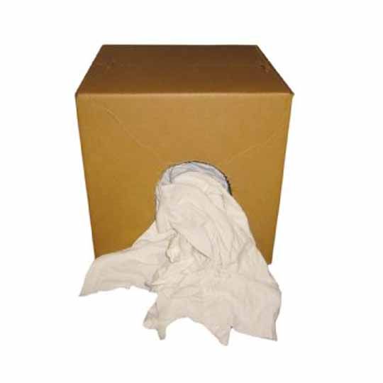 C&R Manufacturing Rags - 10 Lbs. Box White