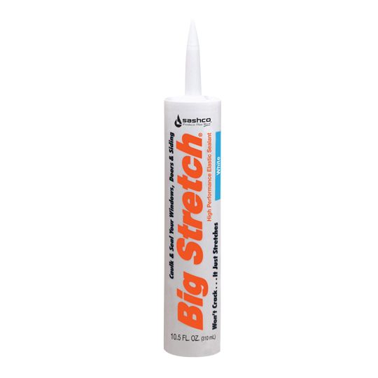 Sashco Big Stretch Caulk - 10.5 Oz. Tube White