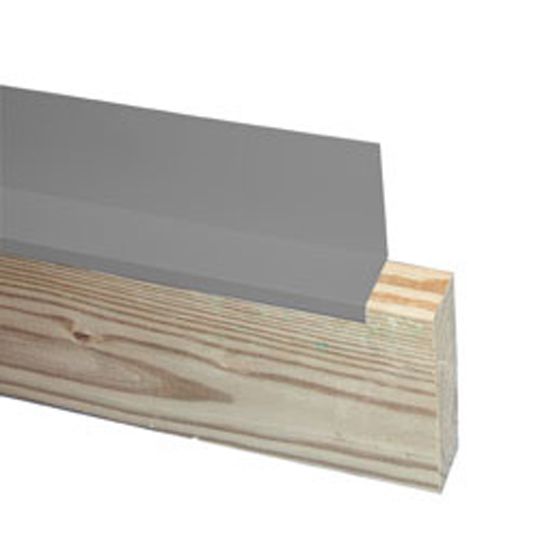 Berger Building Products 8' Plastic Deck Ledger Flashing Cap Grey