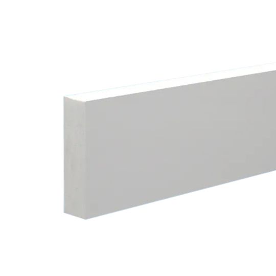 CertainTeed Siding 5/4" x 5" x 20' Restoration Millwork&reg; Trimboard - Smooth/Smooth Natural White