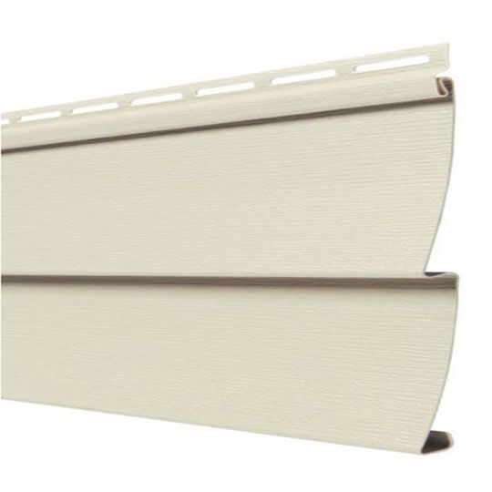 Mastic Mill Creek Double 4" Vinyl Siding Almond