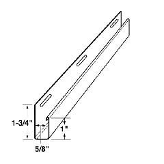 Mastic 5/8" Vinyl All Purpose J-Channel with 1" Face