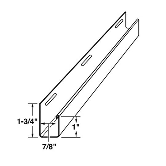 Mastic 7/8" Vinyl All Purpose J-Channel with 1" Face Woodland Retreat