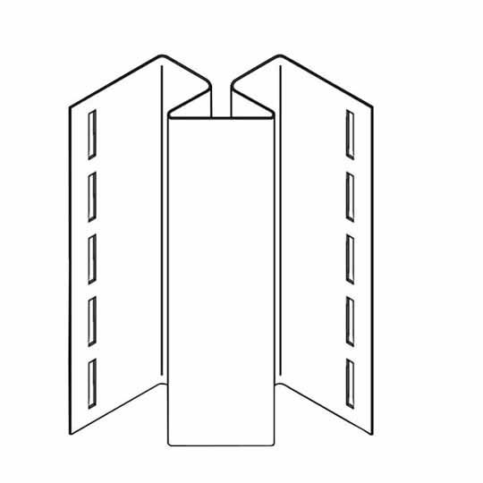 KP Building Products 3/4" x 10' Inside Corner Post - Brushed Cameo