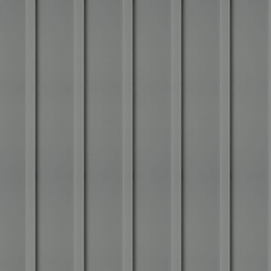 CertainTeed Siding 12'6" Single 8" Vertical Board & Batten Vinyl Siding - Rough Cedar Finish Sterling Grey