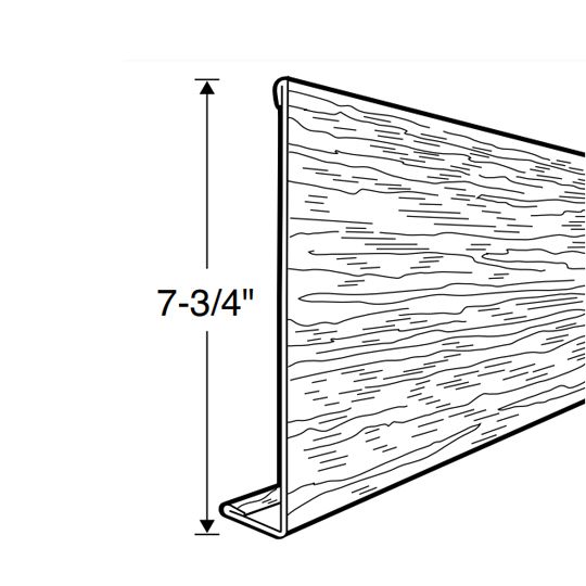 Rollex 12' SL8 Woodgrain Steel Fascia Bronze