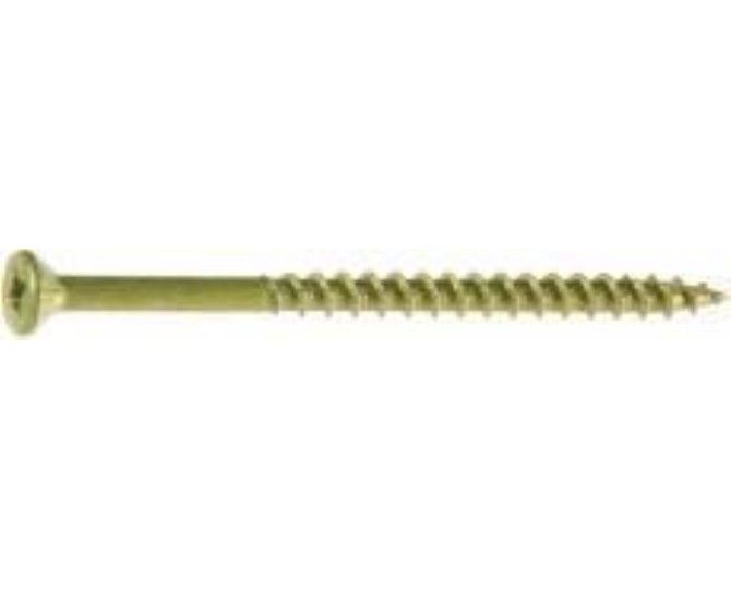 Generic 2" Gold Zinc Screws - Carton of 5,000