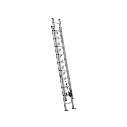 Louisville Ladder 20' Aluminum Extension Ladder - 300 Lb. Load Capacity