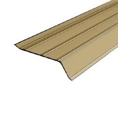 Quality Edge 2" x 10' Builders Aluminum Gutter Apron