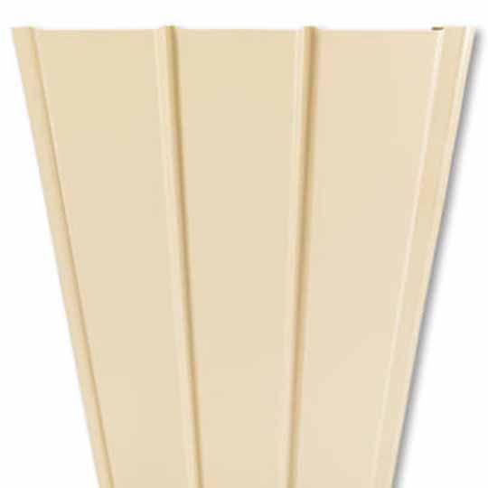 Mastic Endurance Triple 4" Solid U-Groove Aluminum Soffit Almond