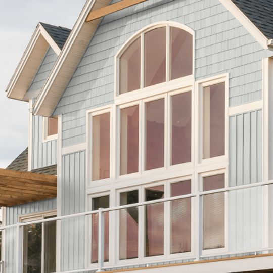 Royal Building Products Celect&reg; Board & Batten Woodgrain Siding Vintage Cream