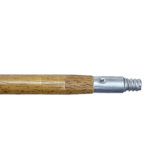 The Brush Man 60" x 1-1/8" Wood Handle with Metal Thread