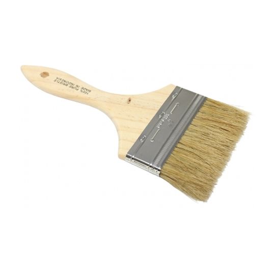 The Brush Man 4" Paint/Chip Brush with White China Bristle