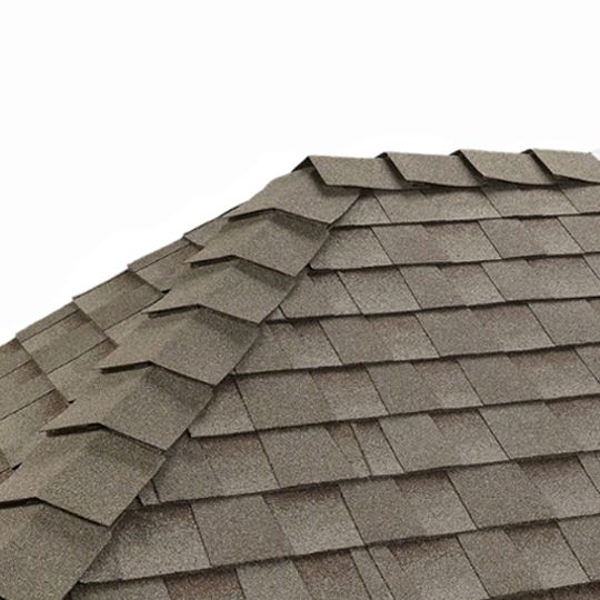 GAF 10" x 16-1/2" Ridglass&reg; Premium Ridge Cap Shingles Cedar Designer