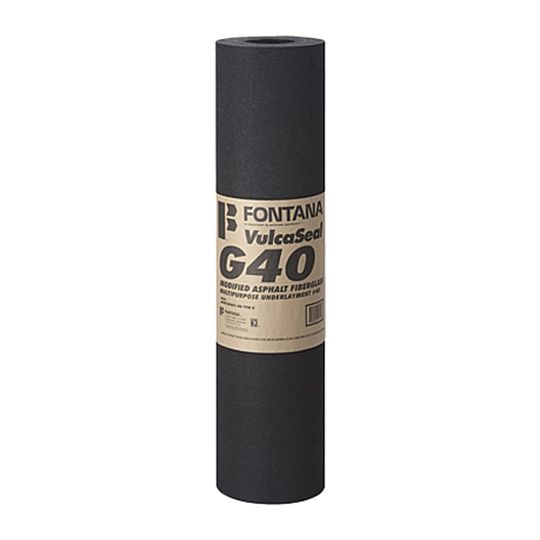 Fontana Paper Mill VulcaSeal G40 Fiberglass Modified Tile & Metal Roof Underlayment - 2 SQ. Roll