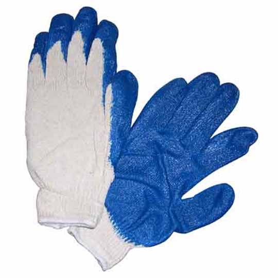 Roofmaster PVC-Coated Palm Knit Gloves Blue