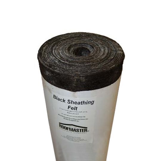 Roofmaster Irish Flax Sheathing Felt Black