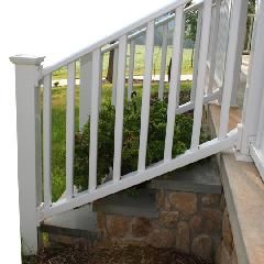 Color Guard Railing Systems 36" x 8' Classic Vinyl Stair Rail