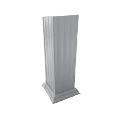 Color Guard Railing Systems 4" x 4" x 10' Vinyl Fluted Post Wrap