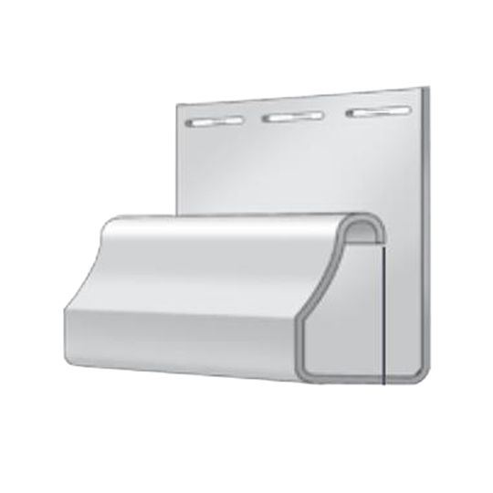 Royal Building Products 3/8" Designer Crown J-Channel White