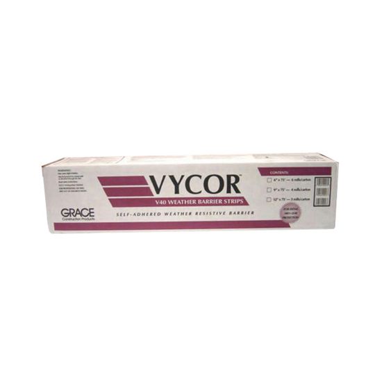 GCP Applied Technologies 9" x 75' Vycor&reg; V40 Black-Grey