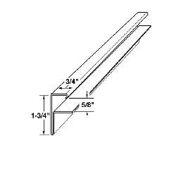 Mastic 5/8" F-Channel