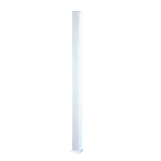 Poly Rail 4" x 4" x 8' 6" Smooth Column Clad Post Wrap Gloss White