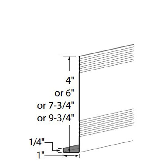 Edco Products 10" Steel Fascia Woodgrain Wickertone