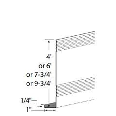 Edco Products 10" Steel Fascia Woodgrain