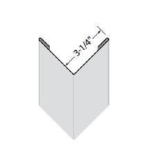 Edco Products Snap-On Outside Corner Post Steel Cap - PVC Finish